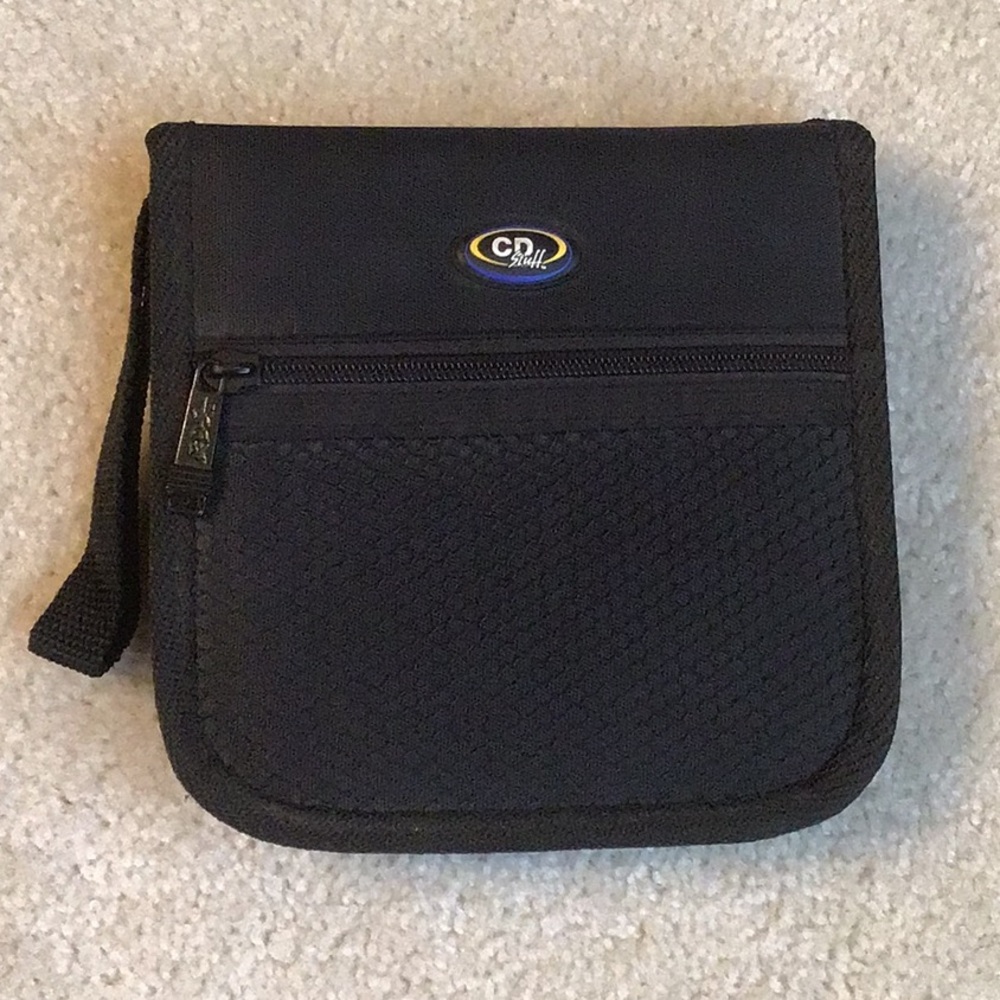 CD Storage Case, Black, 6 1/2” x 6 1/2”